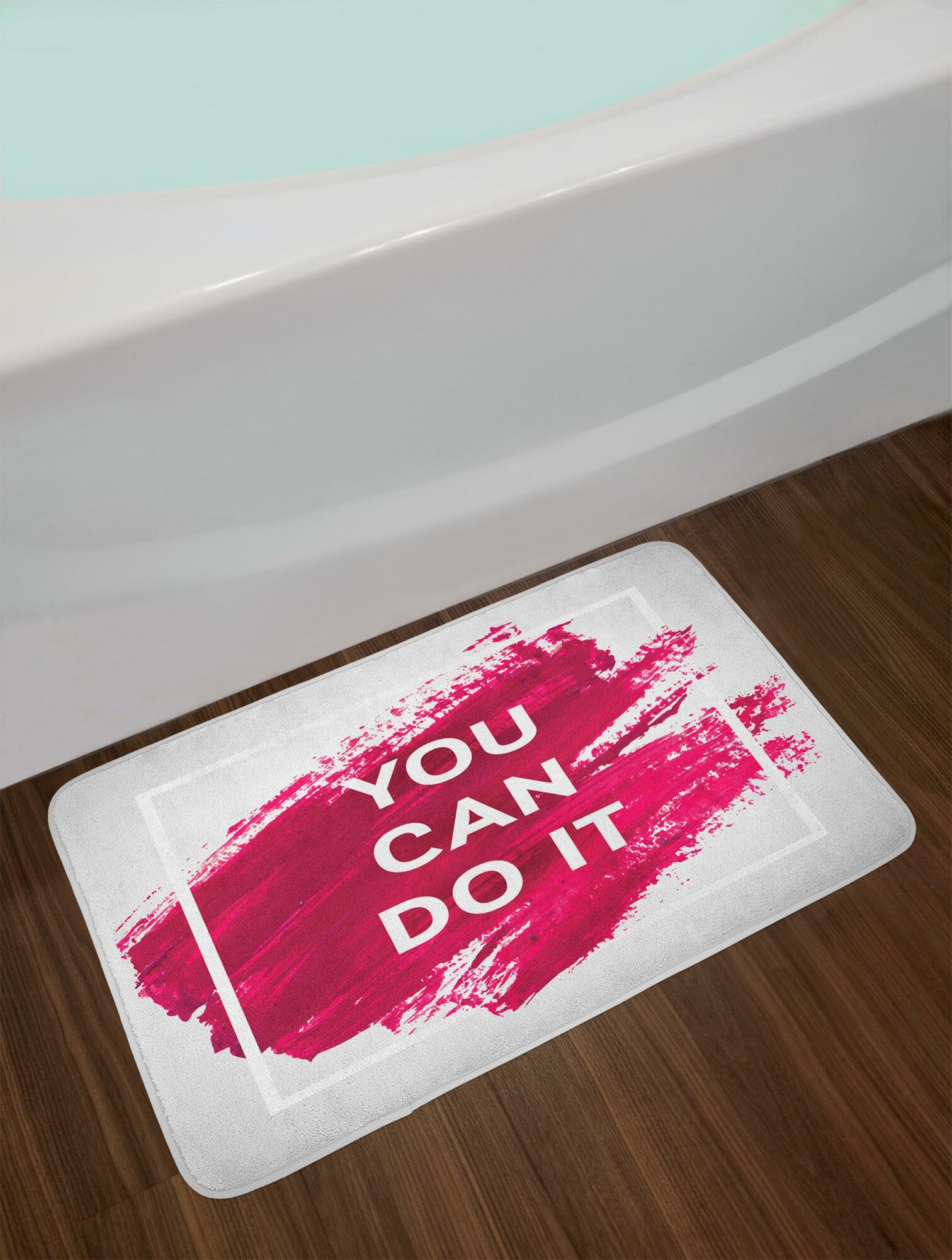 Motivational You Can Do It Typography on Acrylic Paint