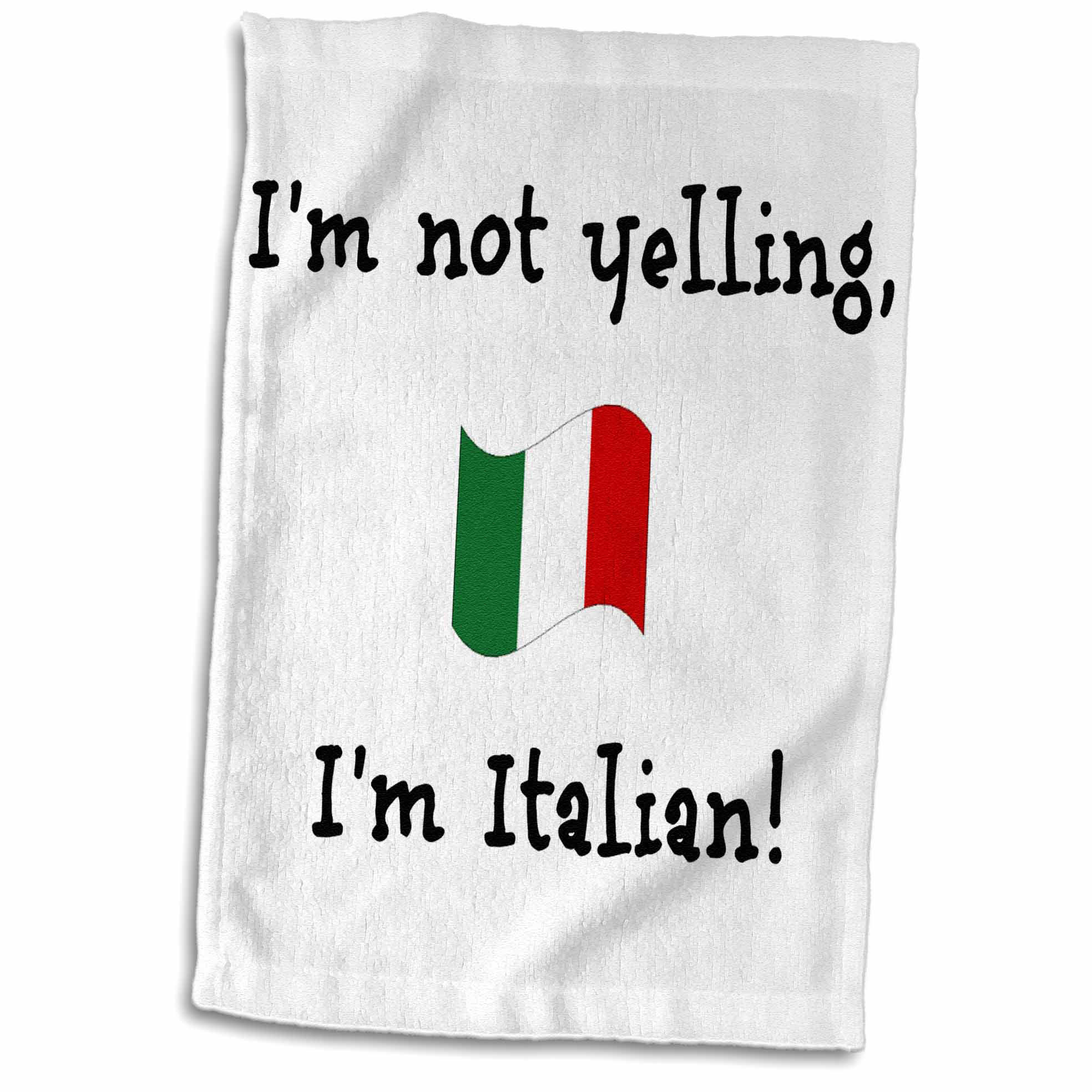 Black Im Not Yelling Im Italian Print Home Kitchen Cooking Grilling Baking Apron