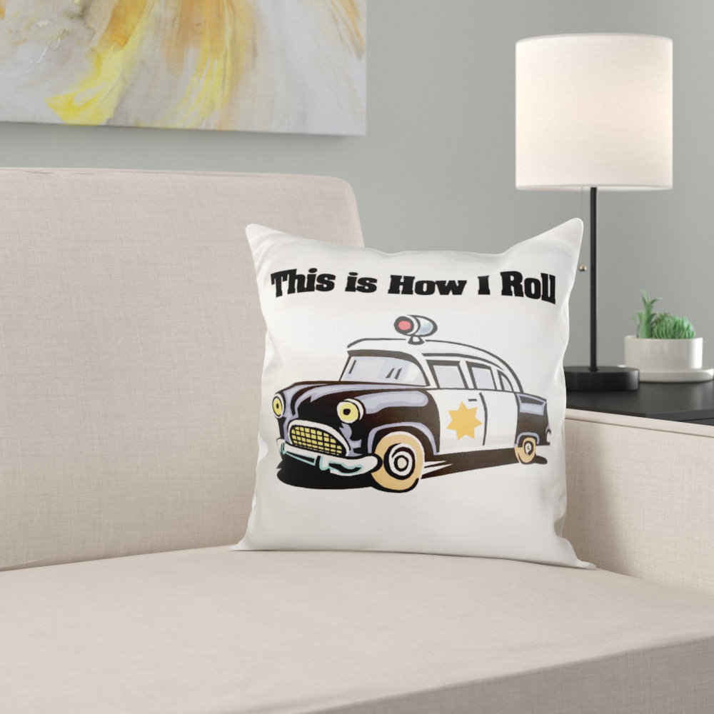 police car pillow pet