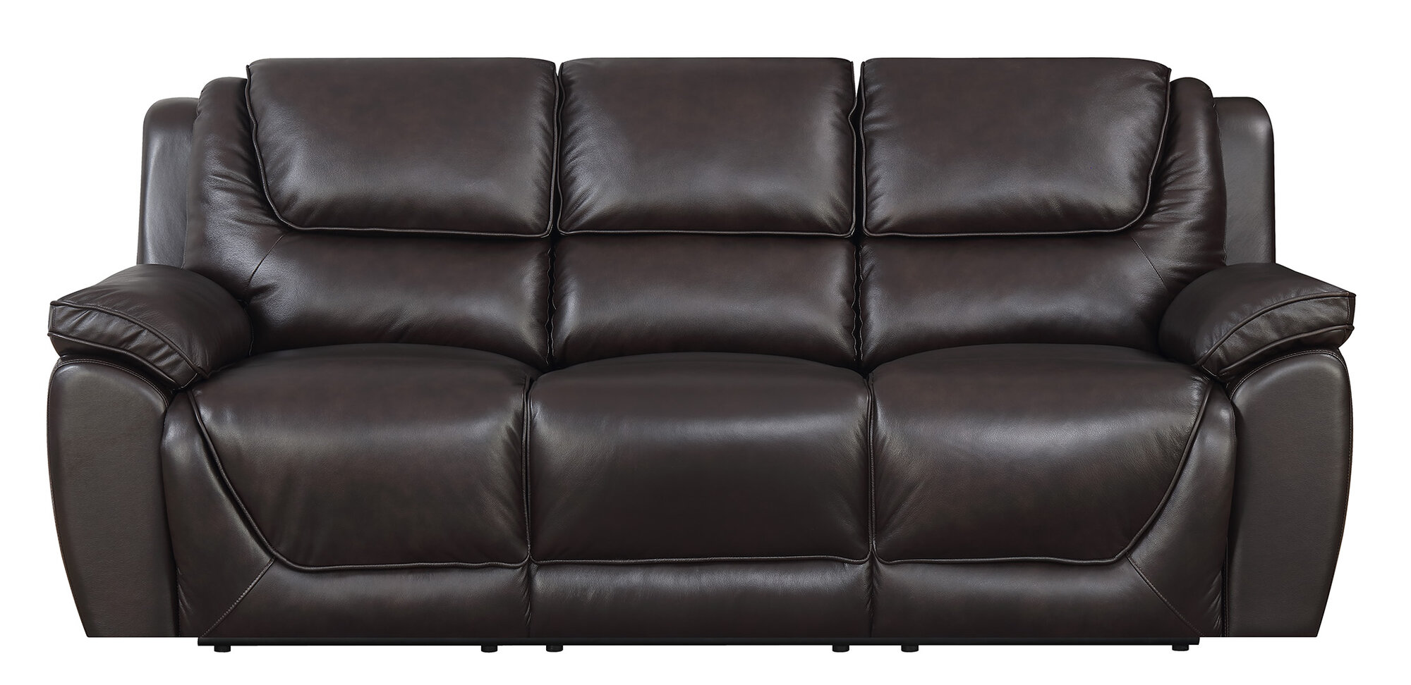 latitude run betton leather sofa