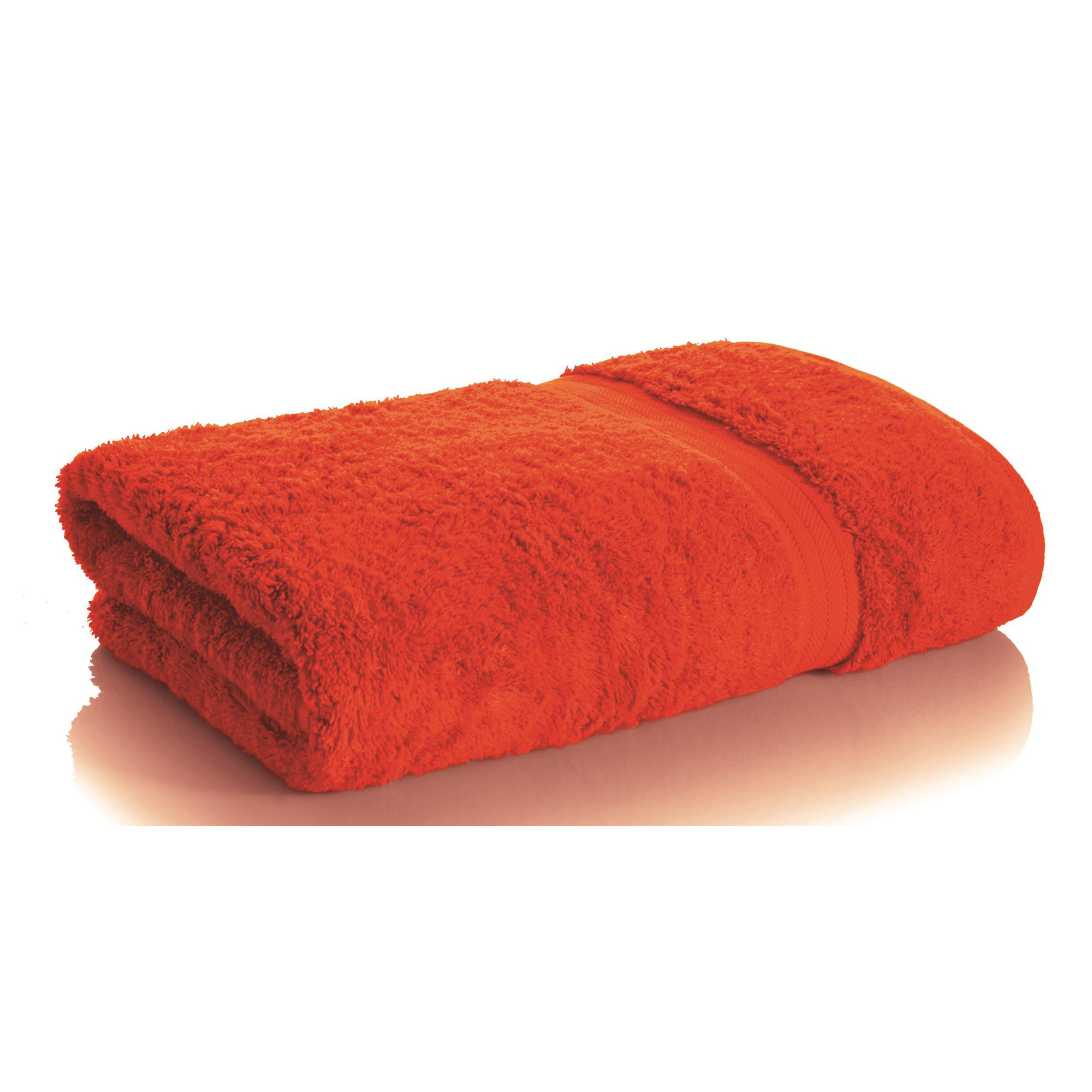 Daisy House Rayon from Bamboo Bath Towel Blood Orange Set of 2
