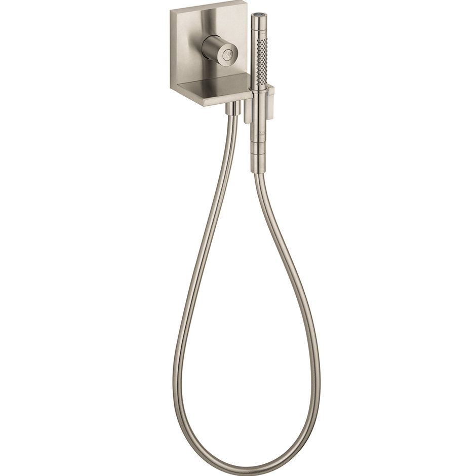Axor Axor Starck Hand Shower with Wall Outlet and Holder Brushed Nickel