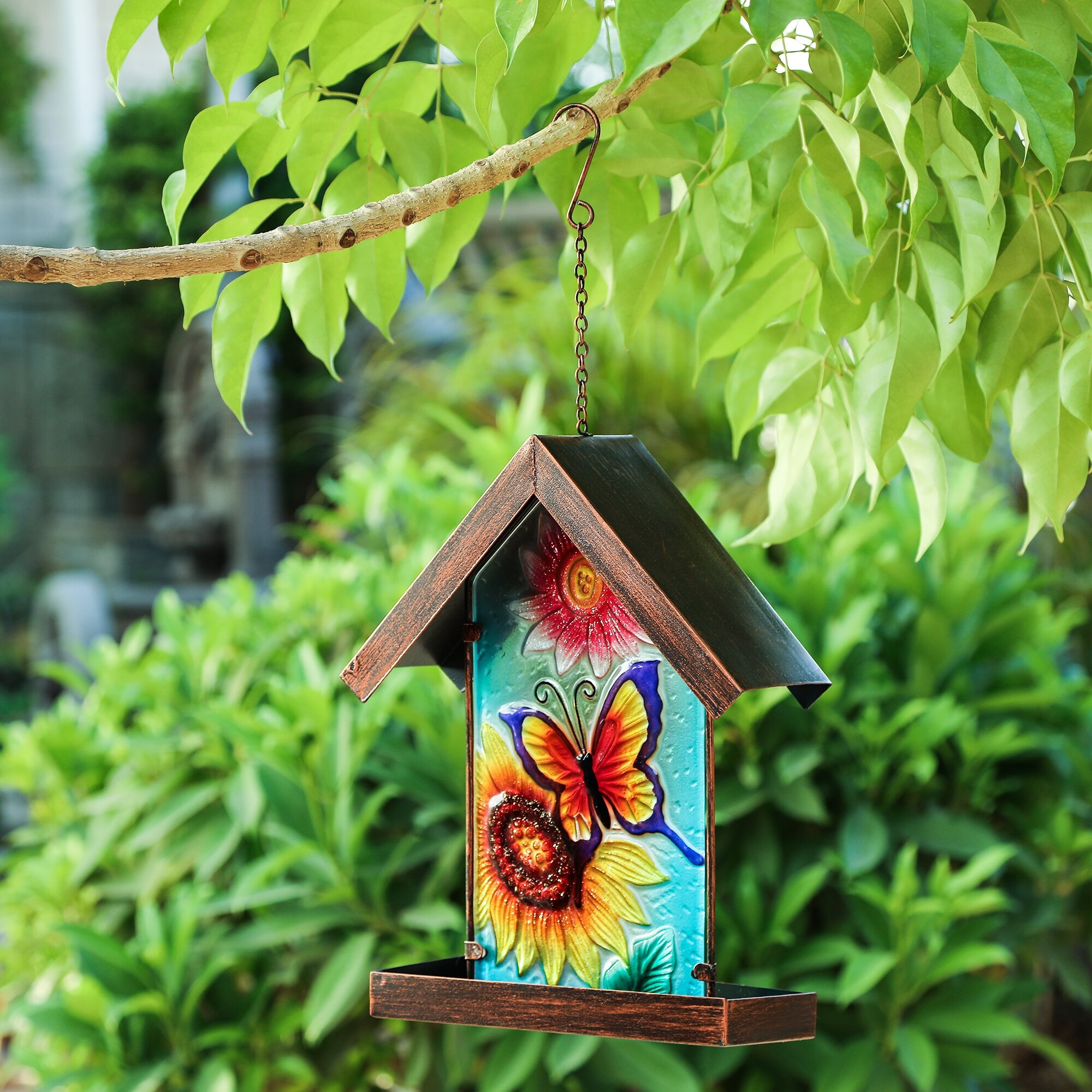 Winsome House Butterfly Decorative Bird Feeder eBay
