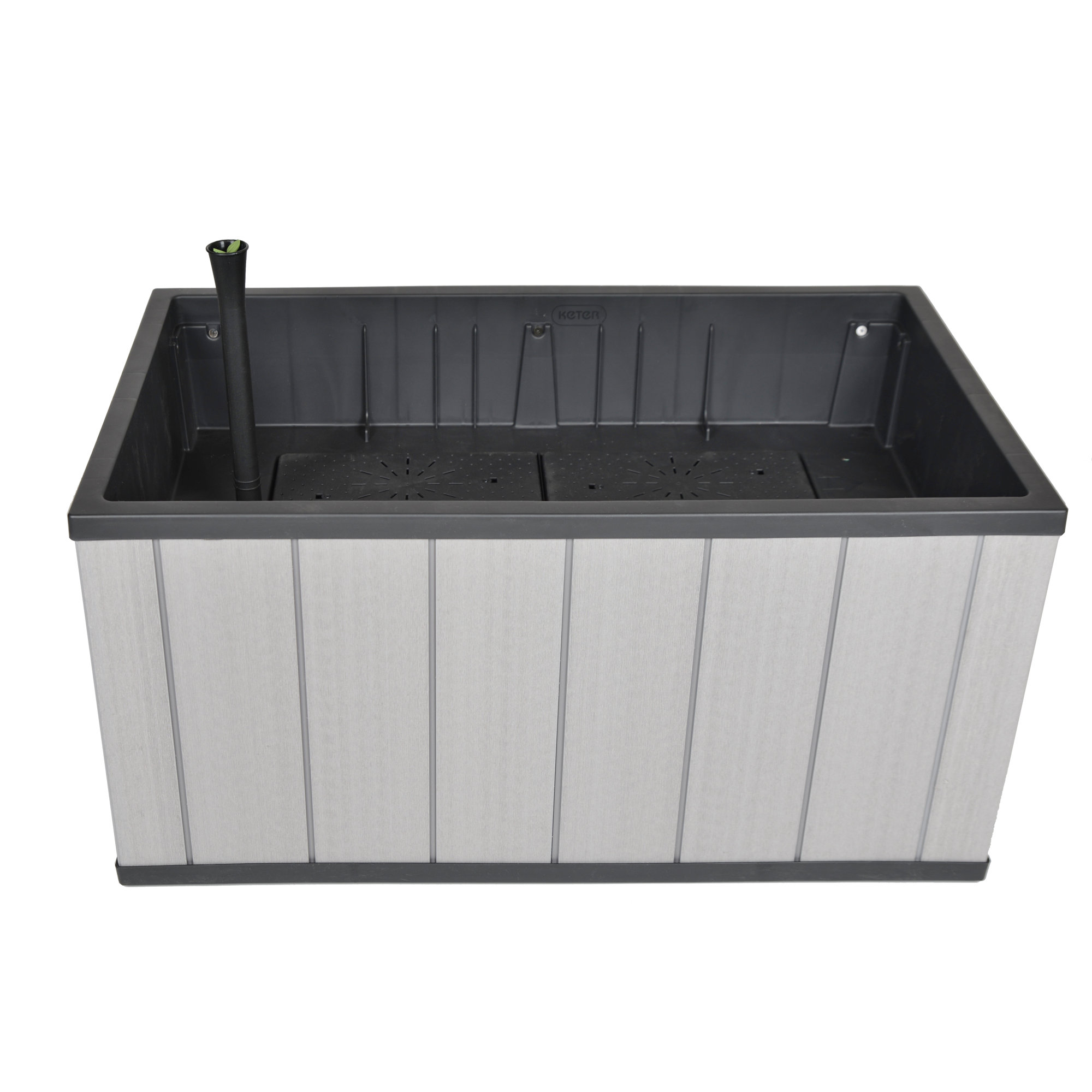 Keter Sequoia Self Watering Resin Planter Box 731161051555 eBay