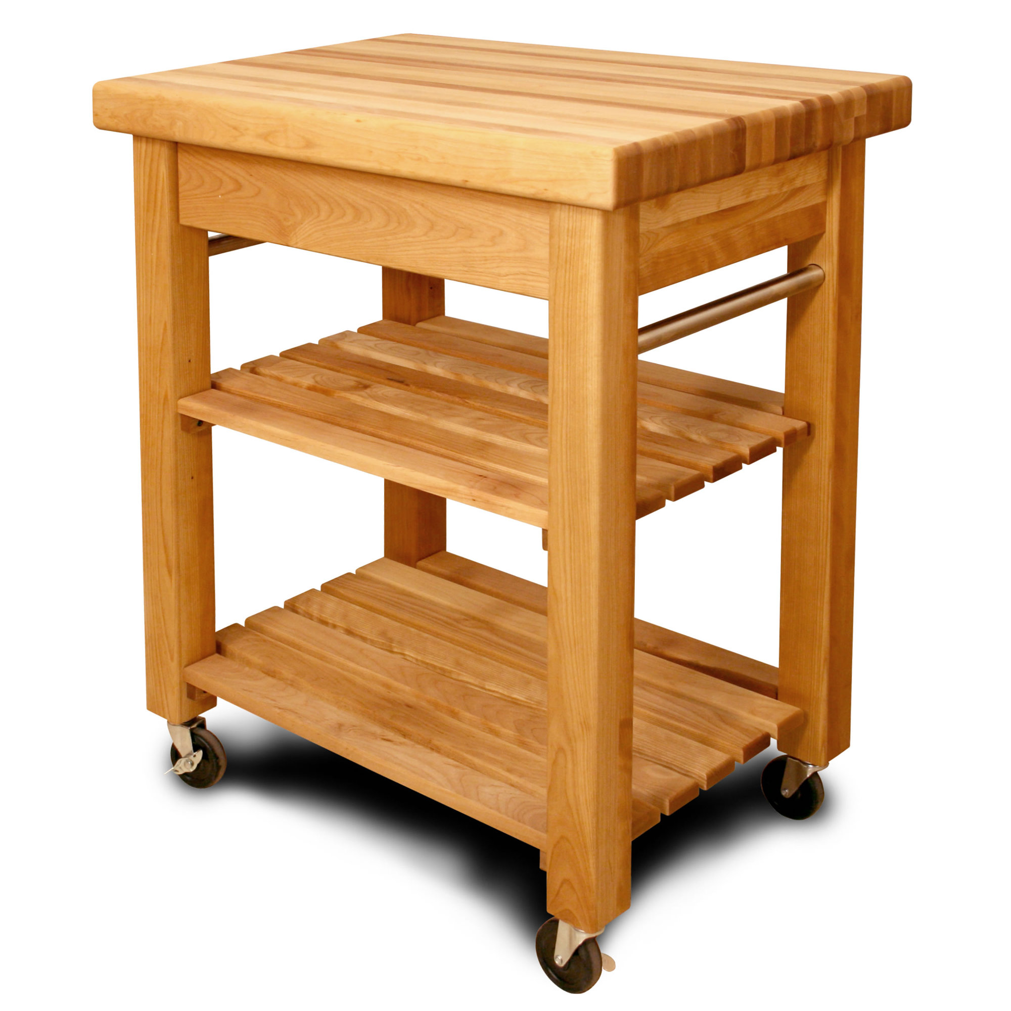 Catskill Craftsmen, Inc. French Country Kitchen Cart with Butcher Block Top 10246147001 eBay
