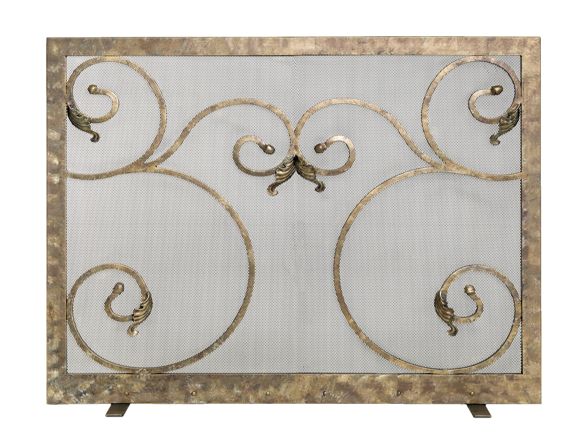 Ornamental Designs Elektra Designer Single Panel Fireplace Screen