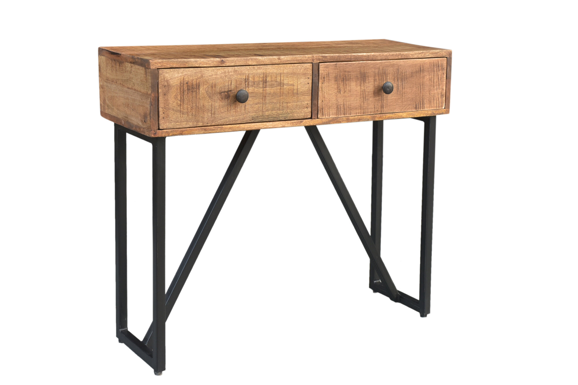 Union Rustic Antora 2 Drawer Console Table 193253829402 | eBay