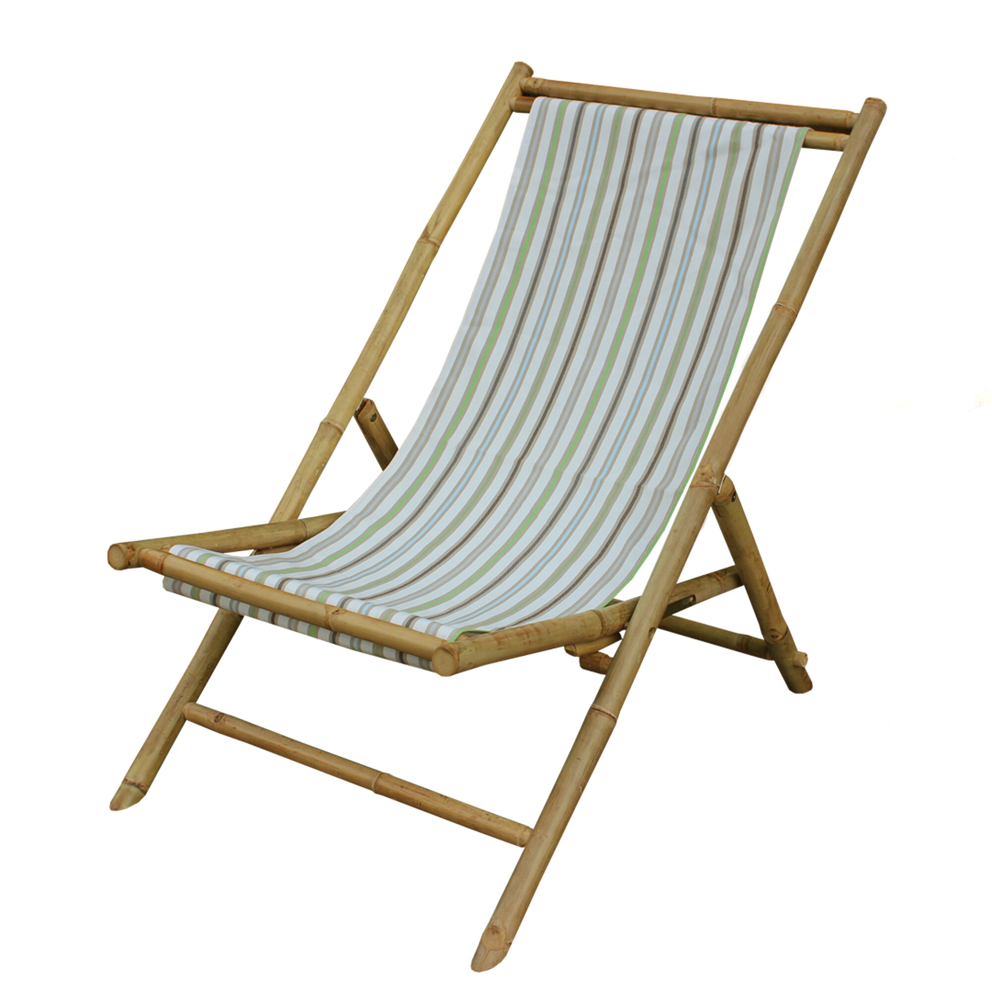 Simple Bamboo Beach Chair for Living room