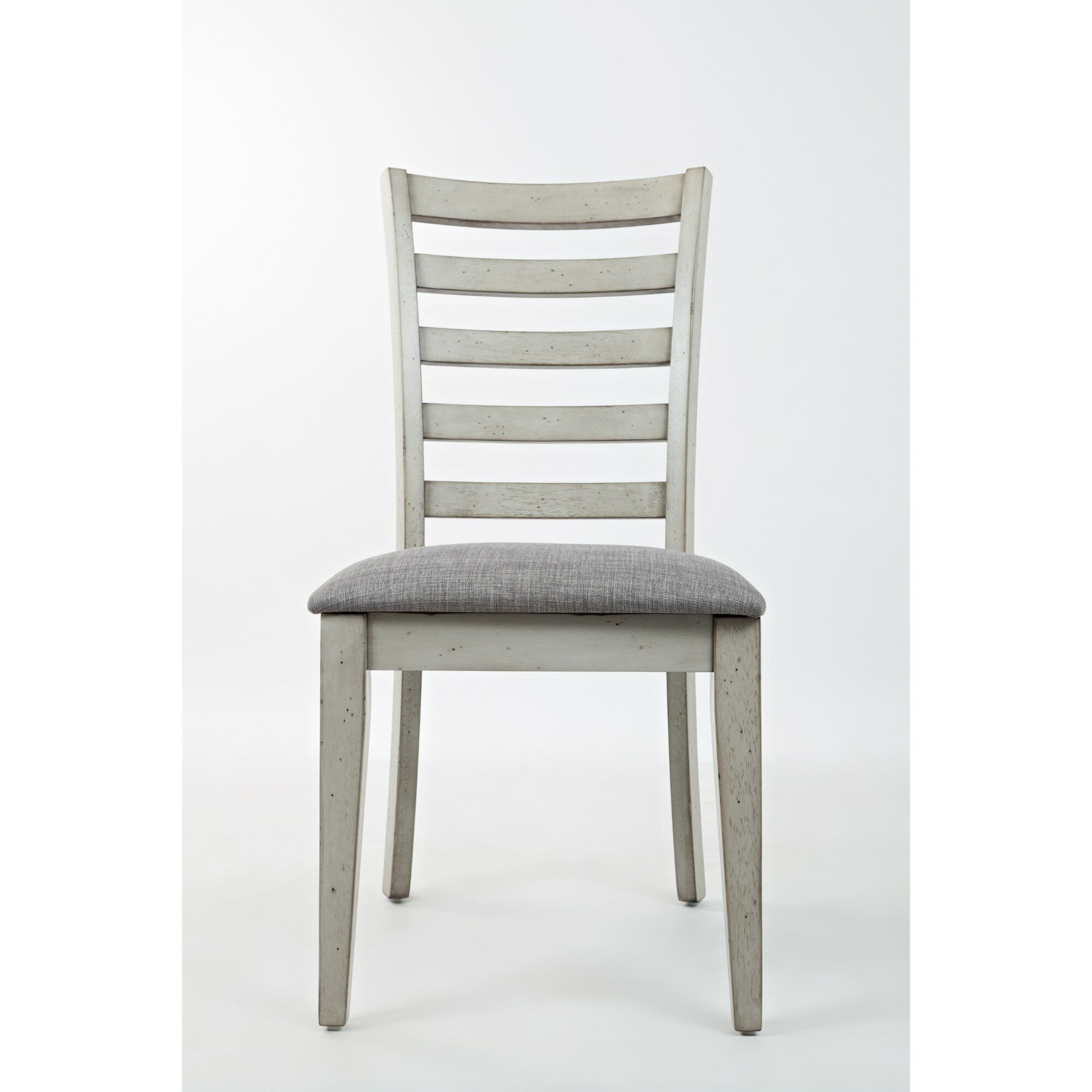Longshore Tides Julius Ladder Back Upholstered Dining Chair Set of 2 | eBay