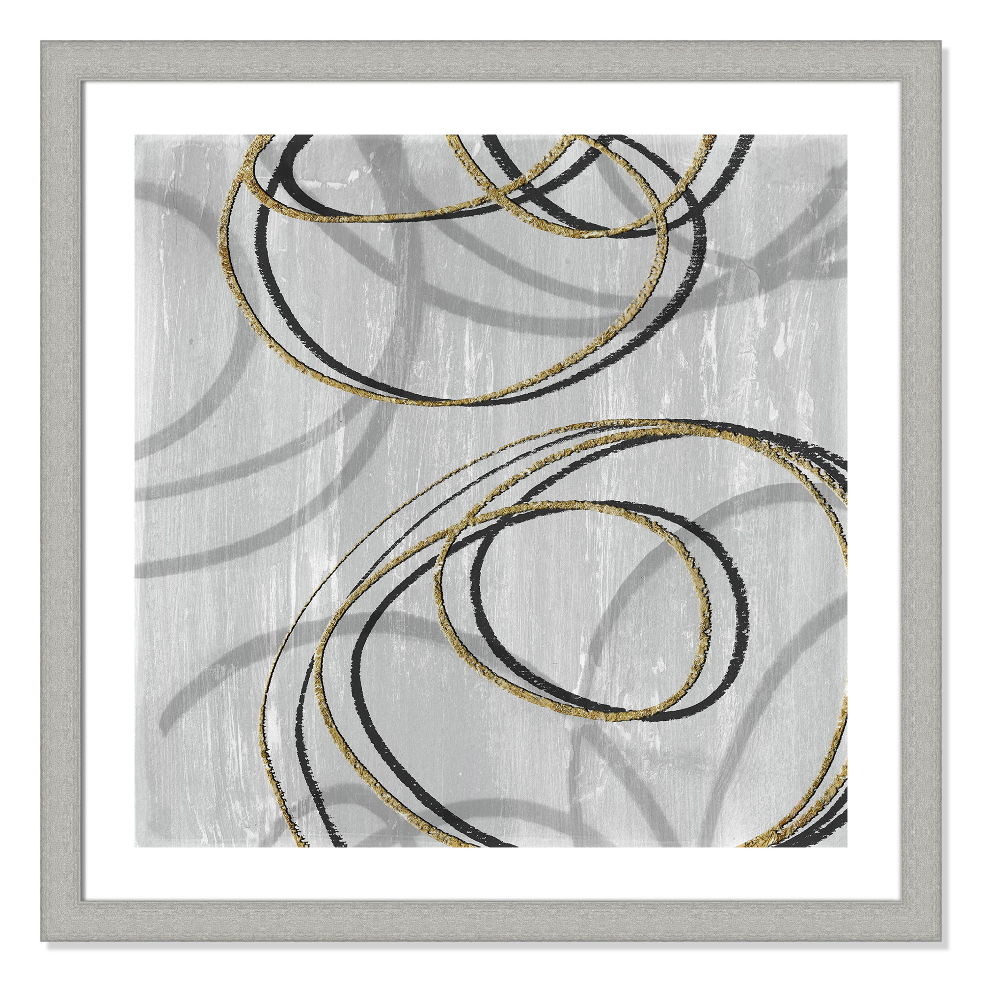 Ebern Designs 'Elements In Motion' Framed Graphic Art Print