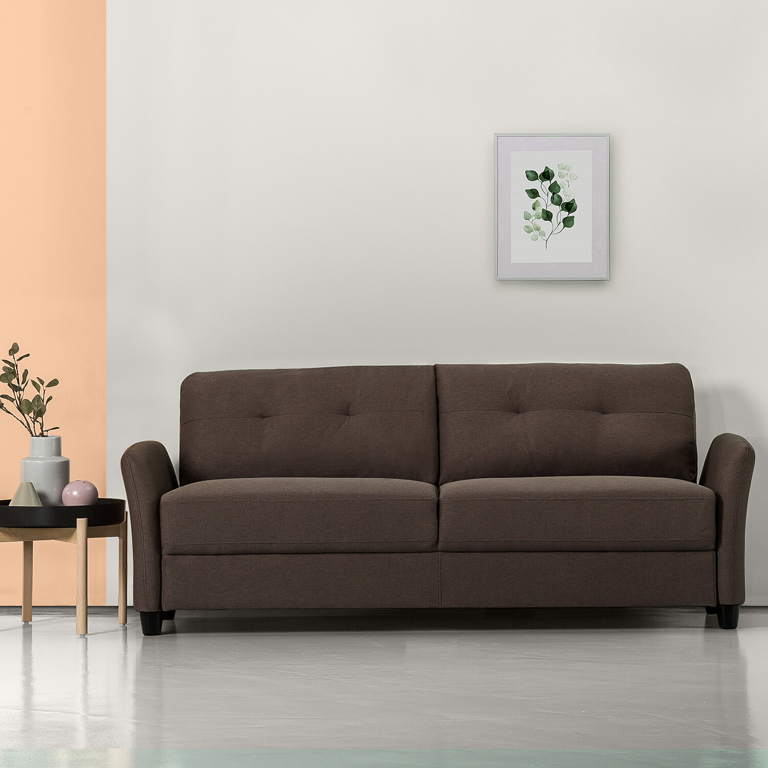 Ebern Designs Graver Upholstered Sofa 192460688826 eBay