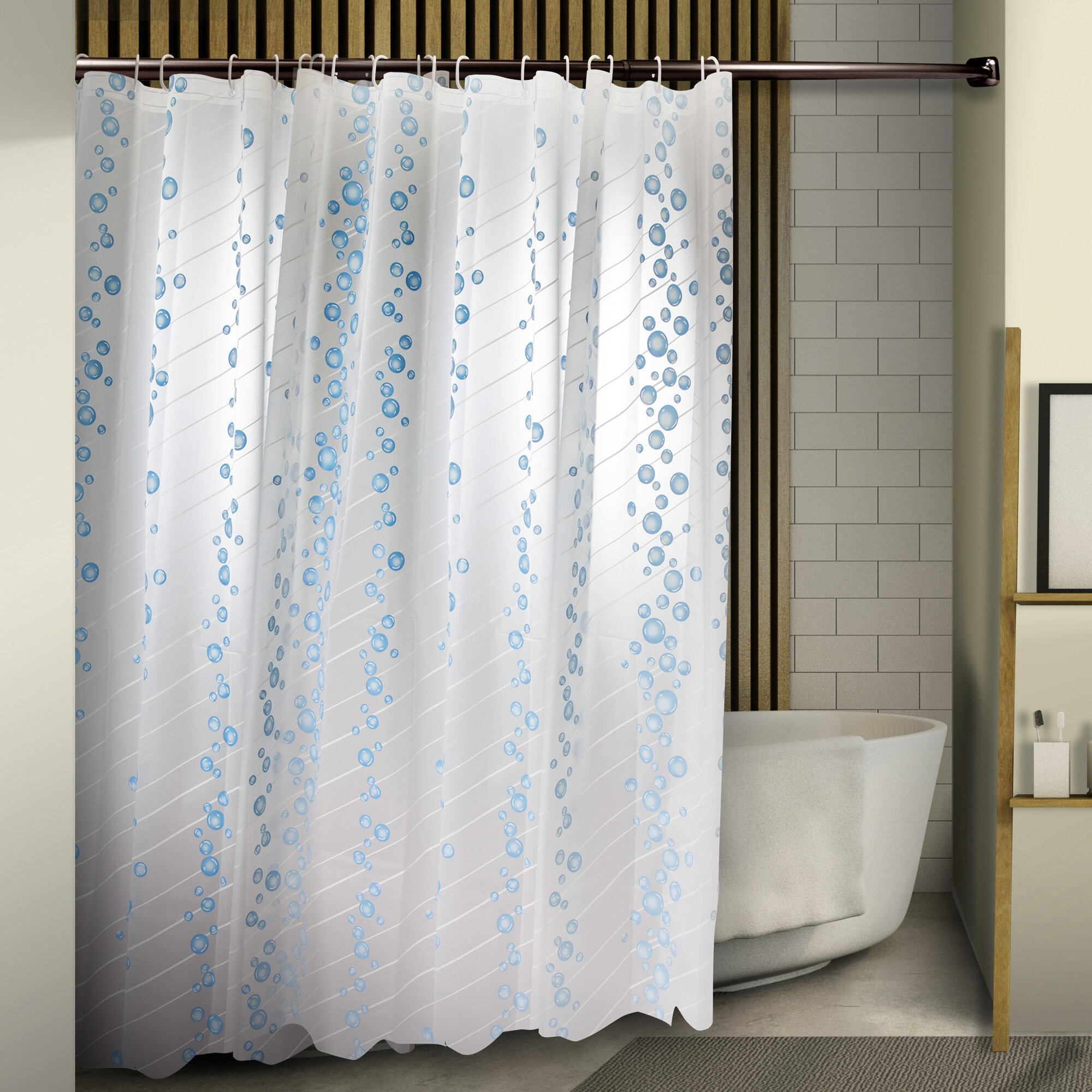 Ebern Designs Yusuf Single Shower Curtain 193254499420 | eBay