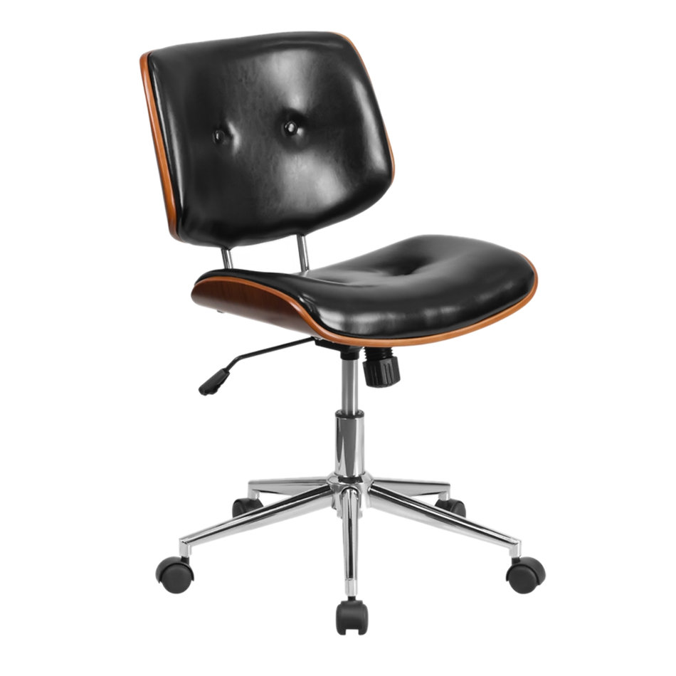 George Oliver Ronin Genuine Leather Task Chair ...