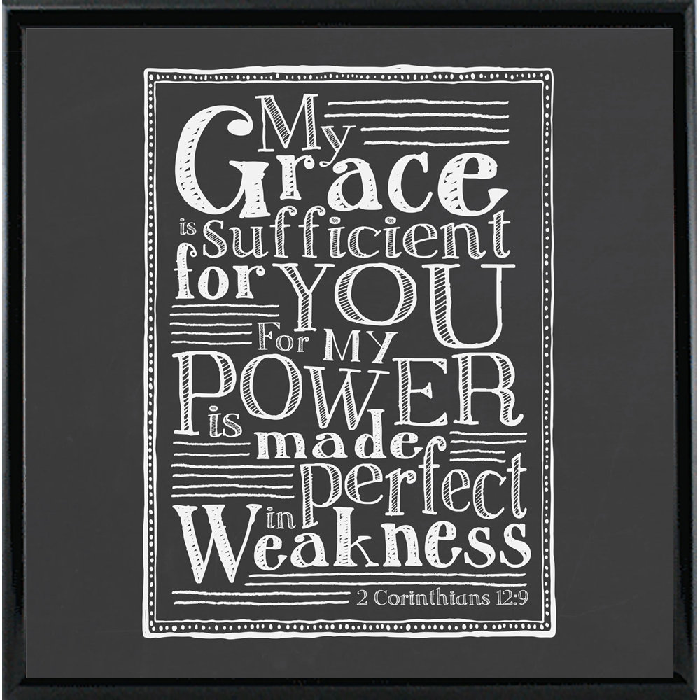 Winston Winston Winston Porter 'My Grace is Sufficient' Textual Art 67ac7c Winston Winston Winston Porter 'My Grace is Sufficient' Textual Art 67ac7c
