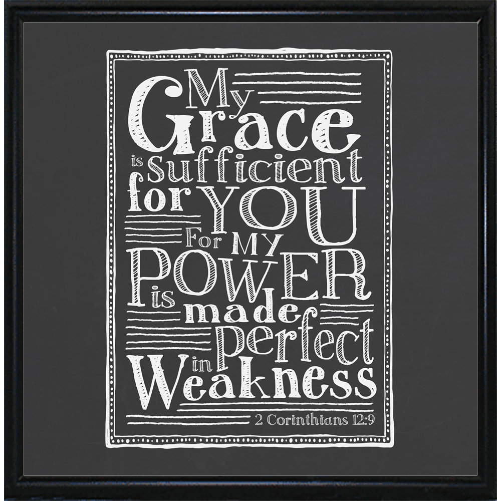 Winston Winston Winston Porter 'My Grace is Sufficient' Textual Art 67ac7c Winston Winston Winston Porter 'My Grace is Sufficient' Textual Art 67ac7c