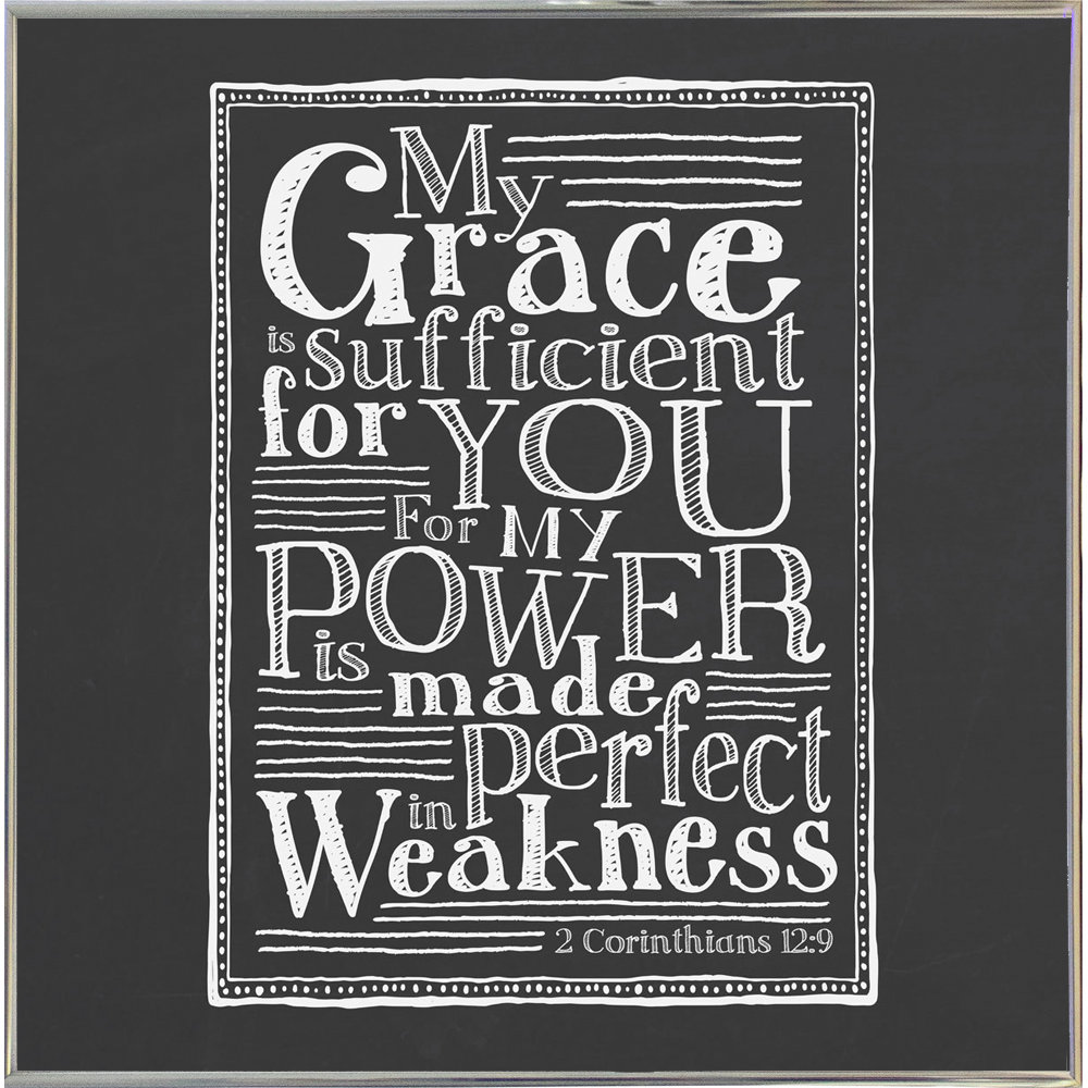 Winston Winston Winston Porter 'My Grace is Sufficient' Textual Art 67ac7c Winston Winston Winston Porter 'My Grace is Sufficient' Textual Art 67ac7c