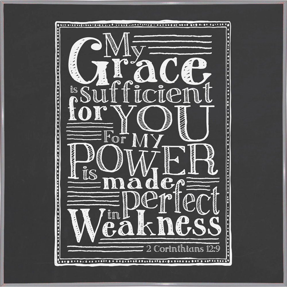 Winston Winston Winston Porter 'My Grace is Sufficient' Textual Art 67ac7c Winston Winston Winston Porter 'My Grace is Sufficient' Textual Art 67ac7c