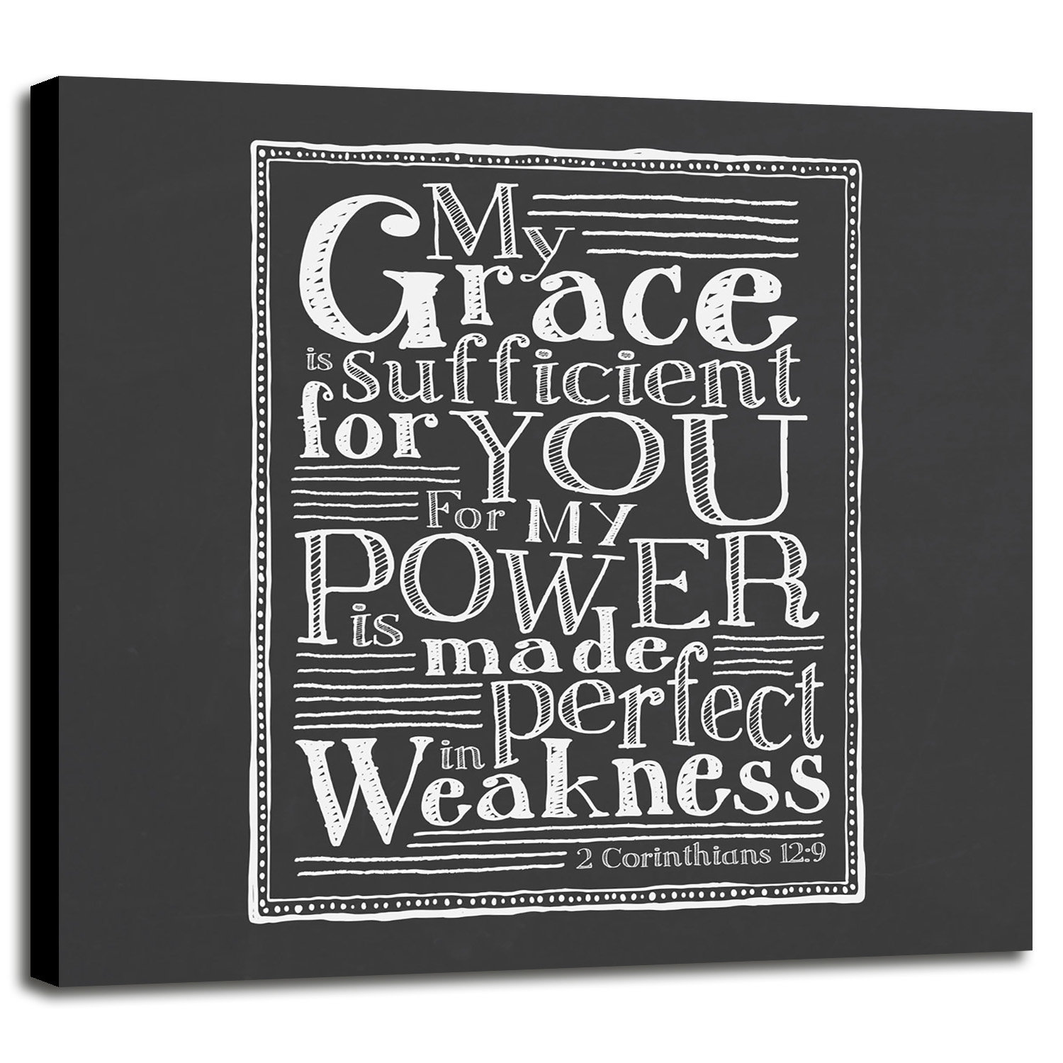 Winston Winston Winston Porter 'My Grace is Sufficient' Textual Art 67ac7c Winston Winston Winston Porter 'My Grace is Sufficient' Textual Art 67ac7c