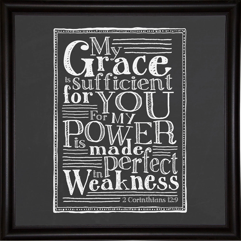 Winston Winston Winston Porter 'My Grace is Sufficient' Textual Art 67ac7c Winston Winston Winston Porter 'My Grace is Sufficient' Textual Art 67ac7c