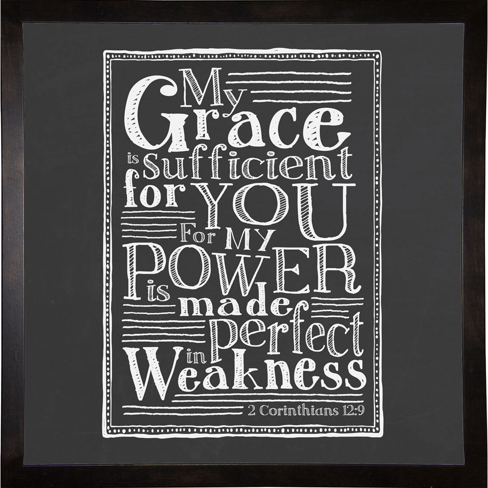 Winston Winston Winston Porter 'My Grace is Sufficient' Textual Art 67ac7c Winston Winston Winston Porter 'My Grace is Sufficient' Textual Art 67ac7c