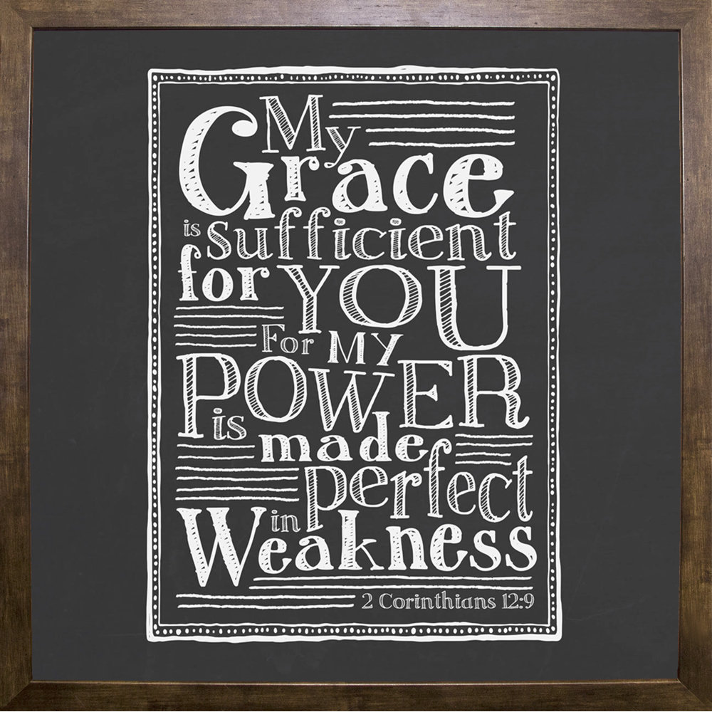 Winston Winston Winston Porter 'My Grace is Sufficient' Textual Art 67ac7c Winston Winston Winston Porter 'My Grace is Sufficient' Textual Art 67ac7c