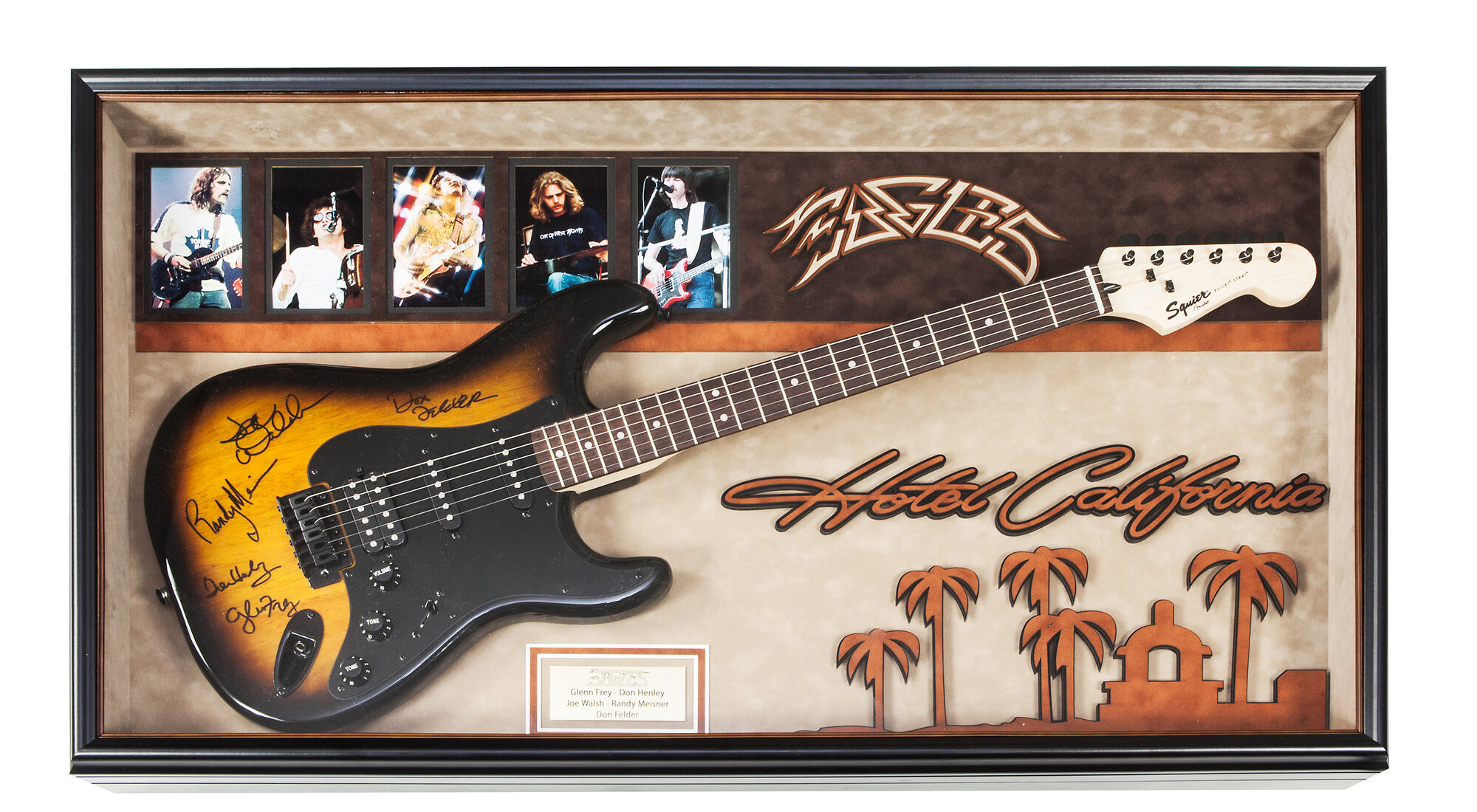 LuxeWest Eagles "Hotel California" Autographed Framed ...