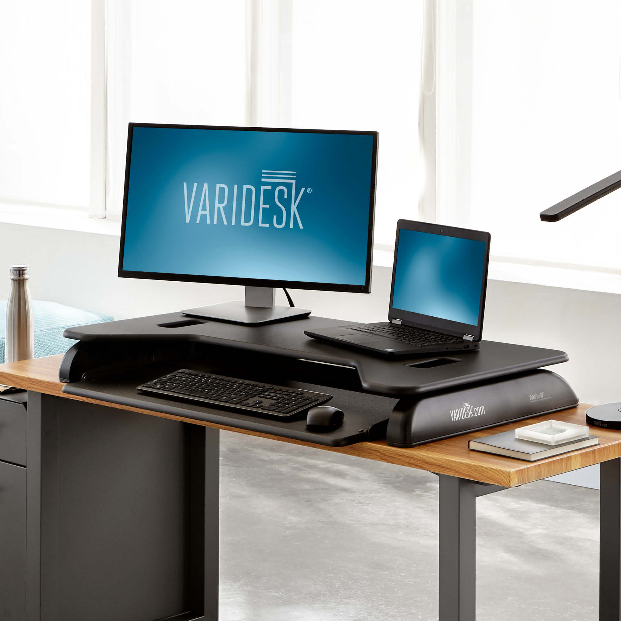VARIDESK CubePlus Height Adjustable Standing Desk eBay