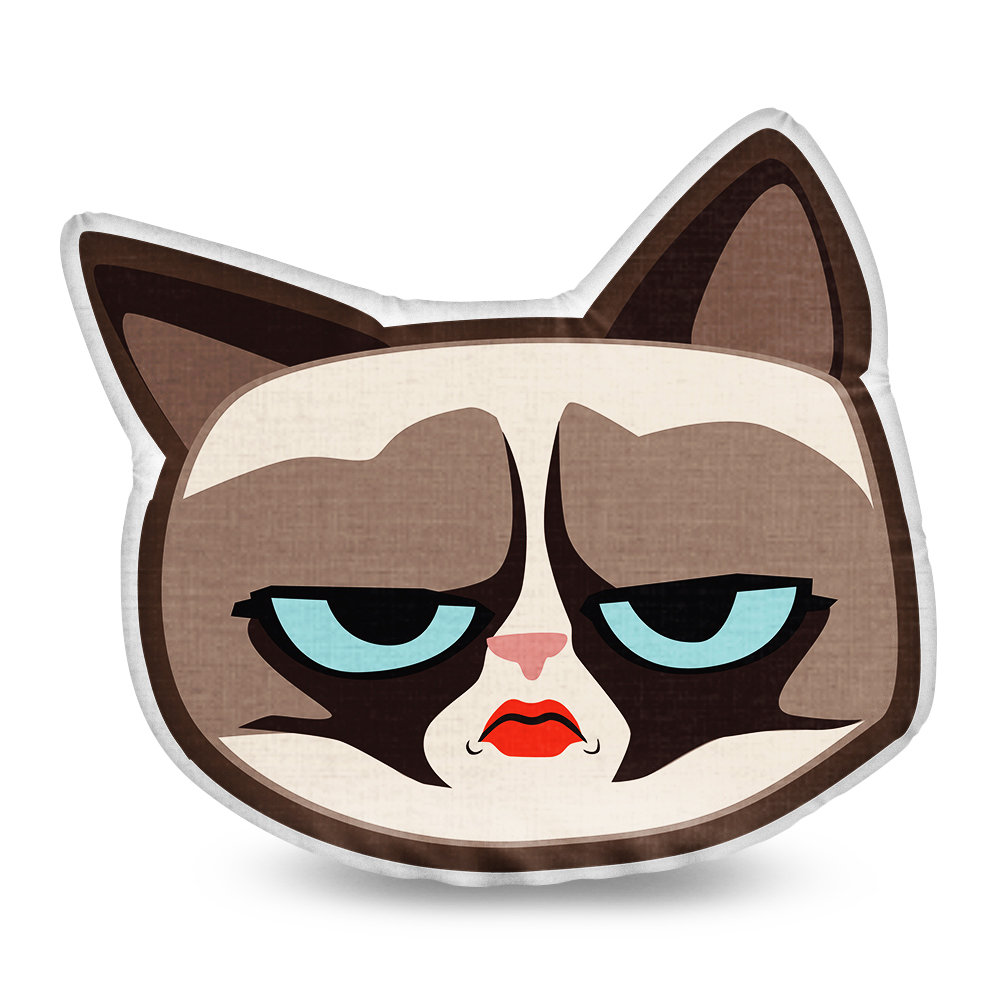 grumpy cat pillow