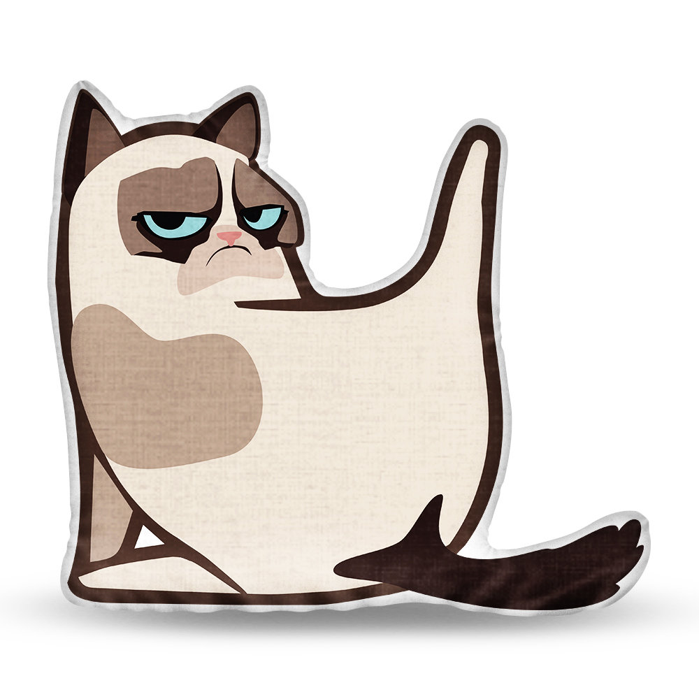 grumpy cat pillow