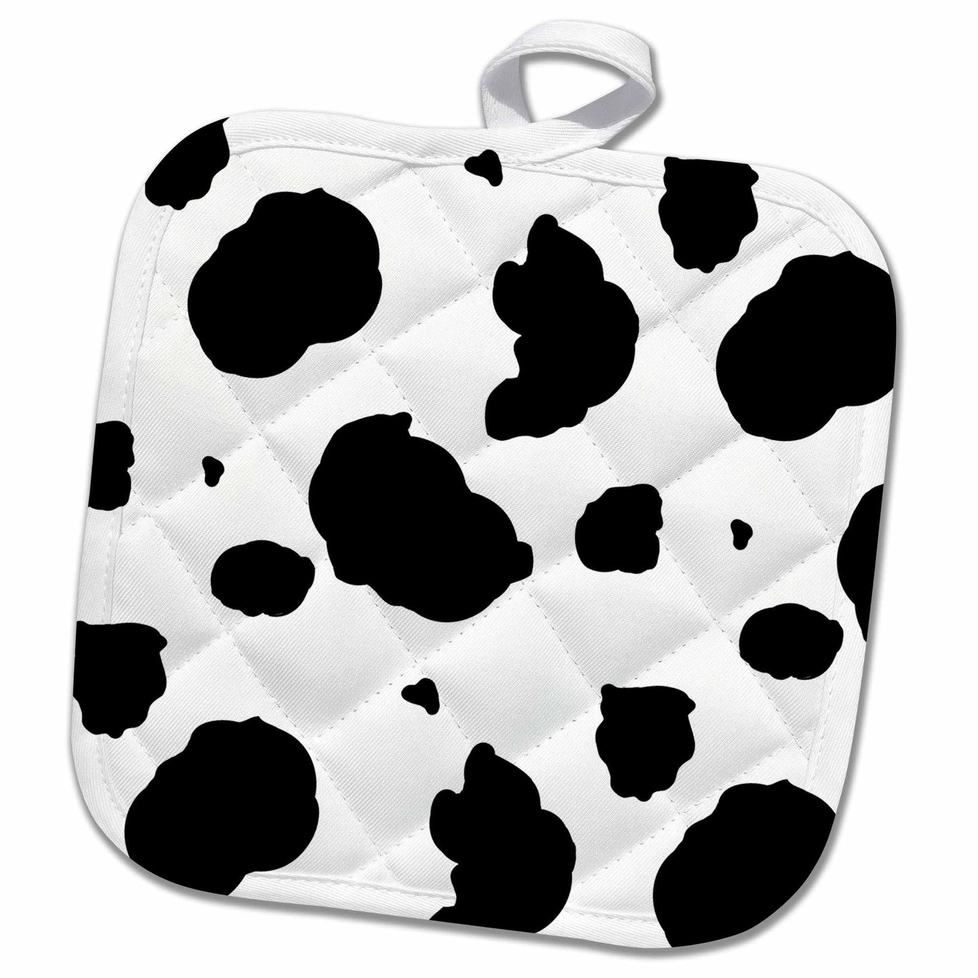 3dRose Cow Print Pot Holder 191767136467 eBay