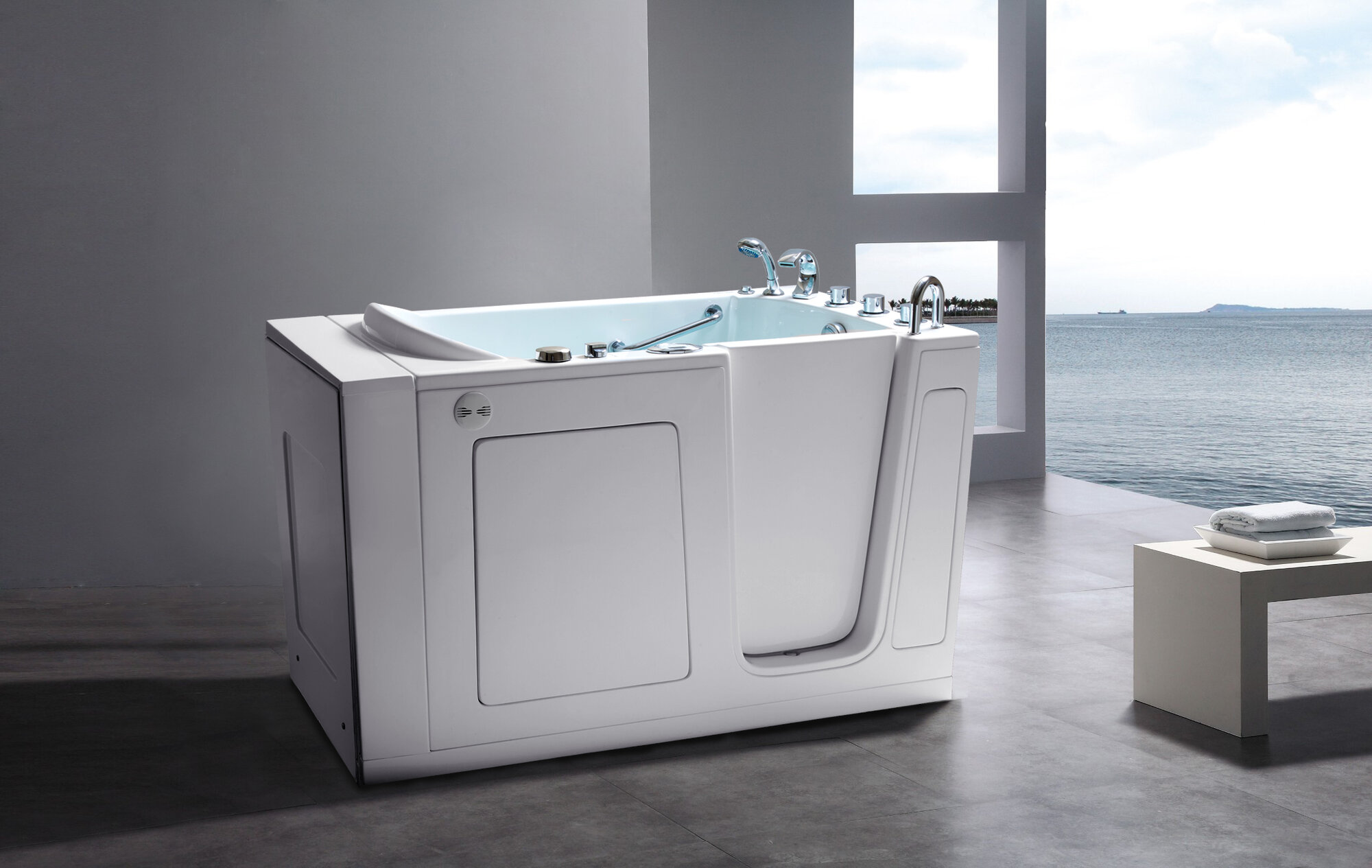 Energy Tubs 60 x 30" Walk-in Soaking Bathtub | eBay