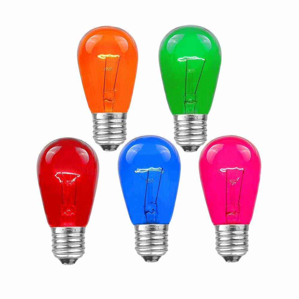 11W E26 Novelty Lights Outdoor Patio Edison Replacement Bulbs (Set of ...