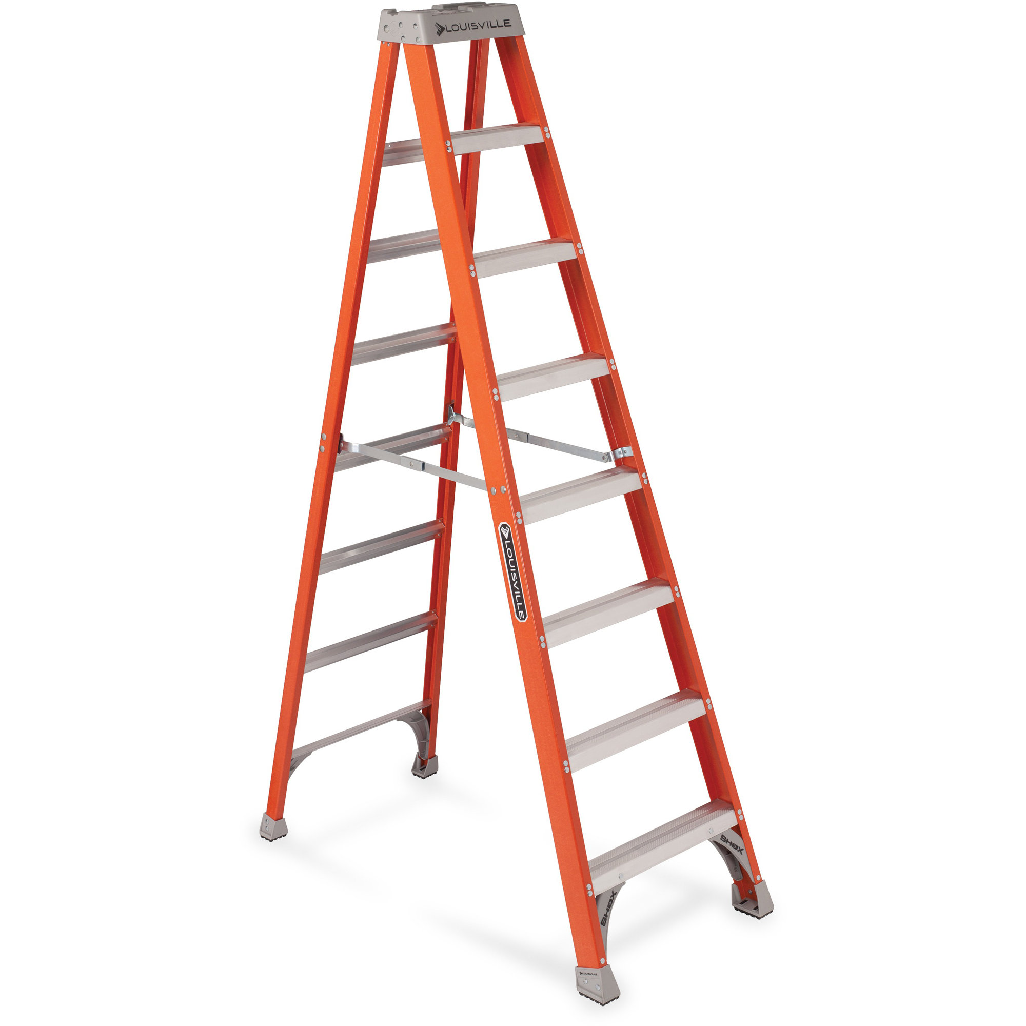 DAVIDSON LADDER, INC. 8 ft Fiberglass Step Ladder with 300 lb. Load