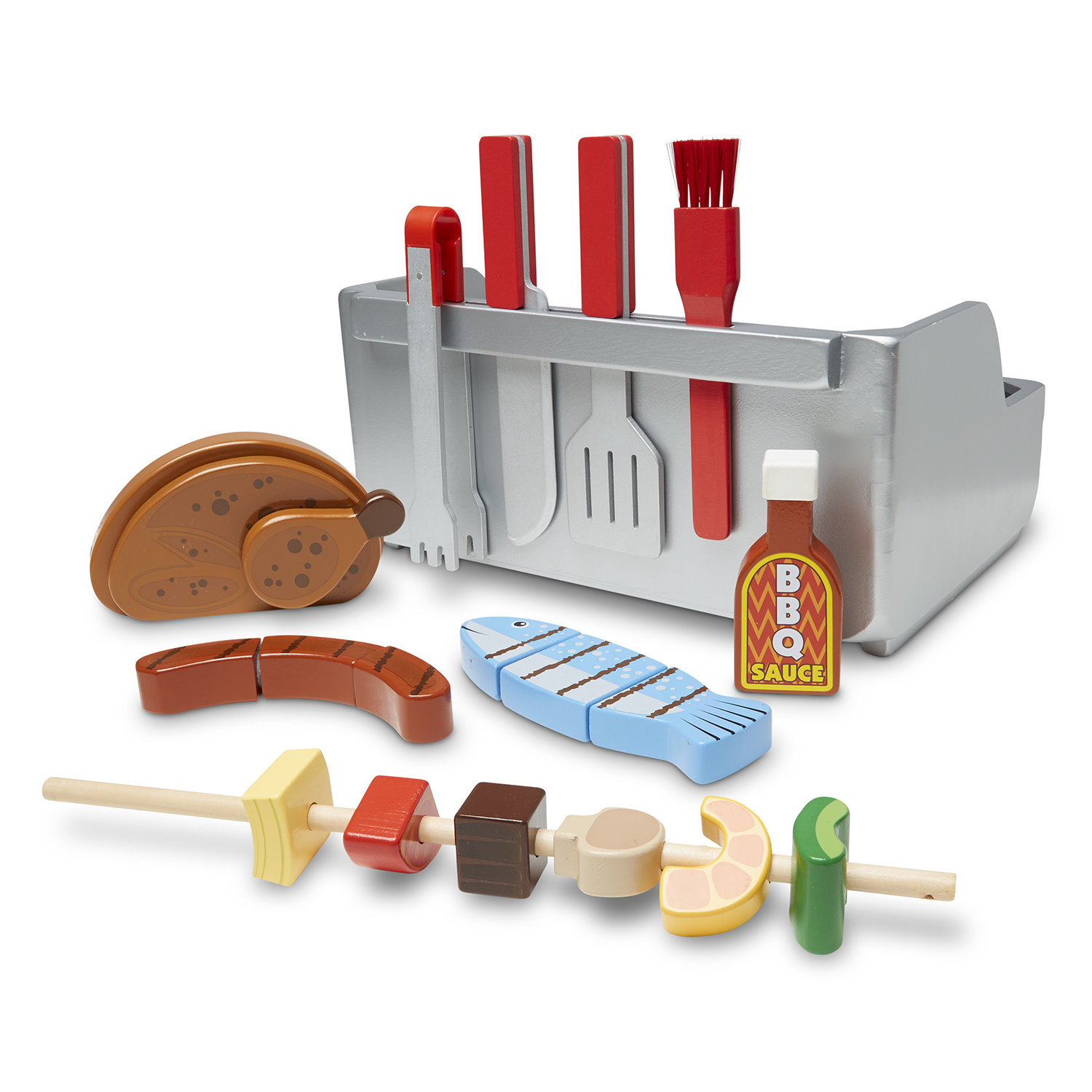 Melissa & Doug 24 Piece Rotisserie and Grill Barbecue Set eBay
