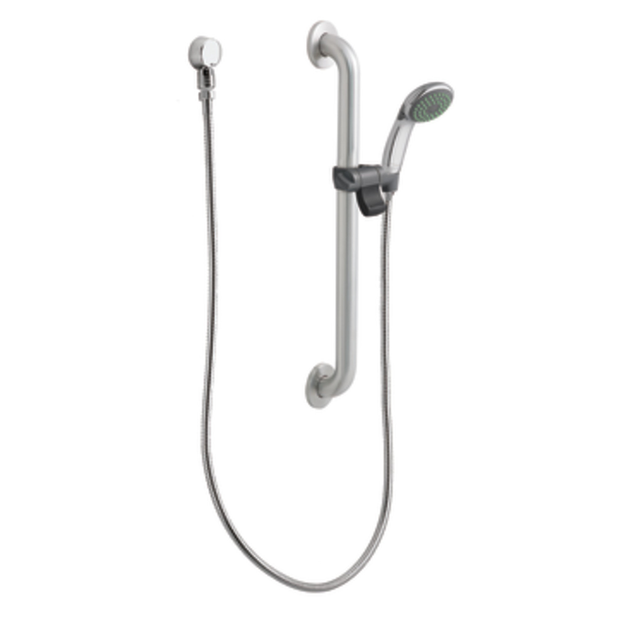 Moen Commercial Grab Full Slide Bar Shower Head Chrome/Stainless