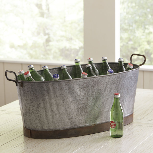 Birch Lane Galvanized Oval Beverage Tub & Reviews Birch Lane