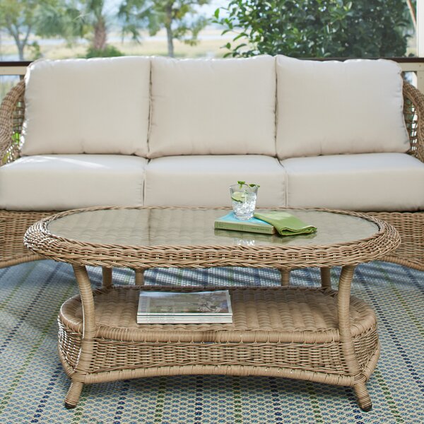 Birch Lane Lynwood Wicker Coffee Table & Reviews | Birch Lane