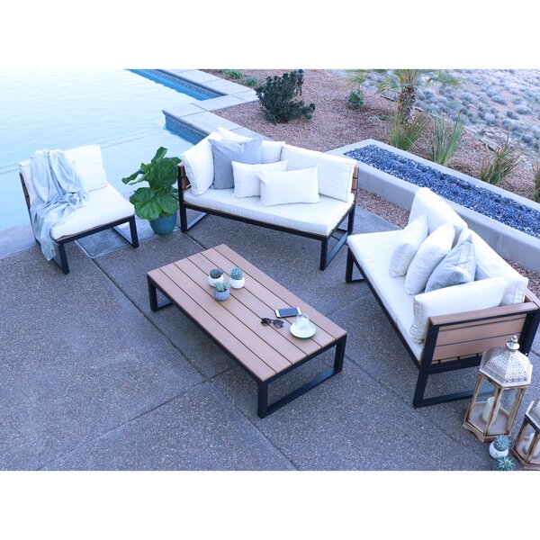 4-Piece Brooklyn Patio Seating Group & Reviews | Joss & Main