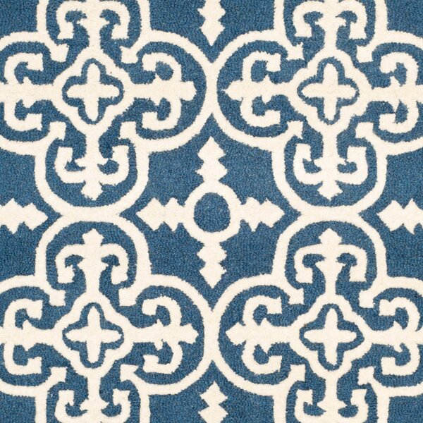 Three Posts Byron Blue Navyivory Area Rug And Reviews Birch Lane 5206