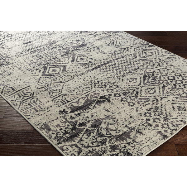 Quincy Gray Area Rug Joss & Main