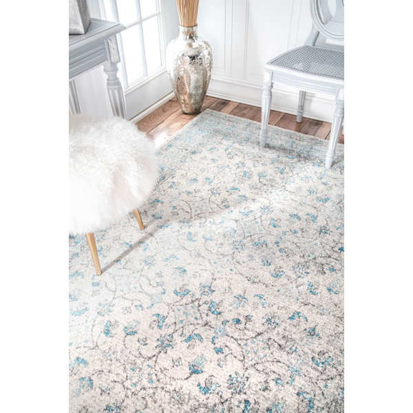Kari Aqua Area Rug & Reviews Joss & Main
