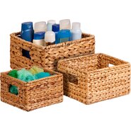 3 Piece Nesting Natural Basket Set