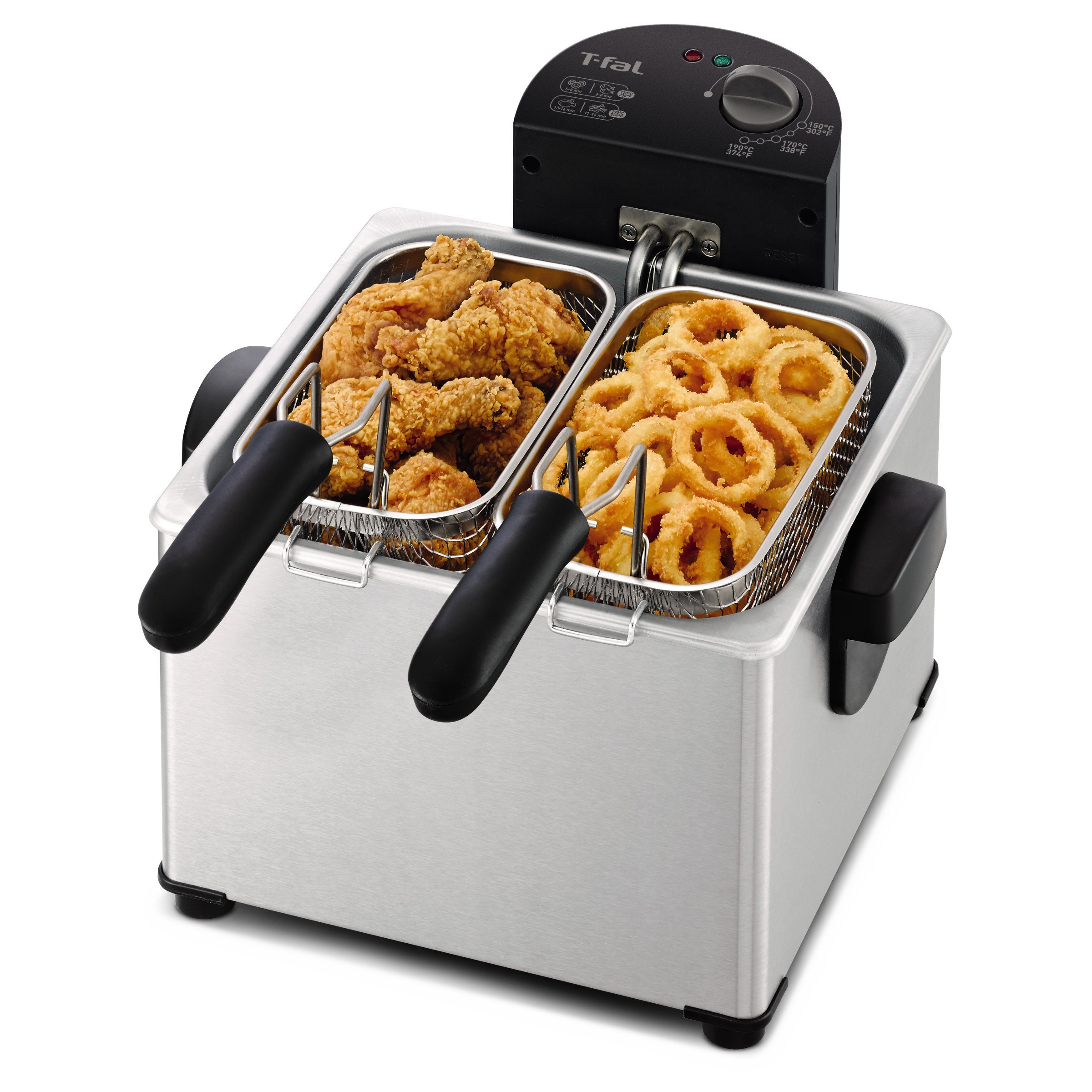 T-fal 4 Liter Deep Fryer with Triple-Basket & Reviews