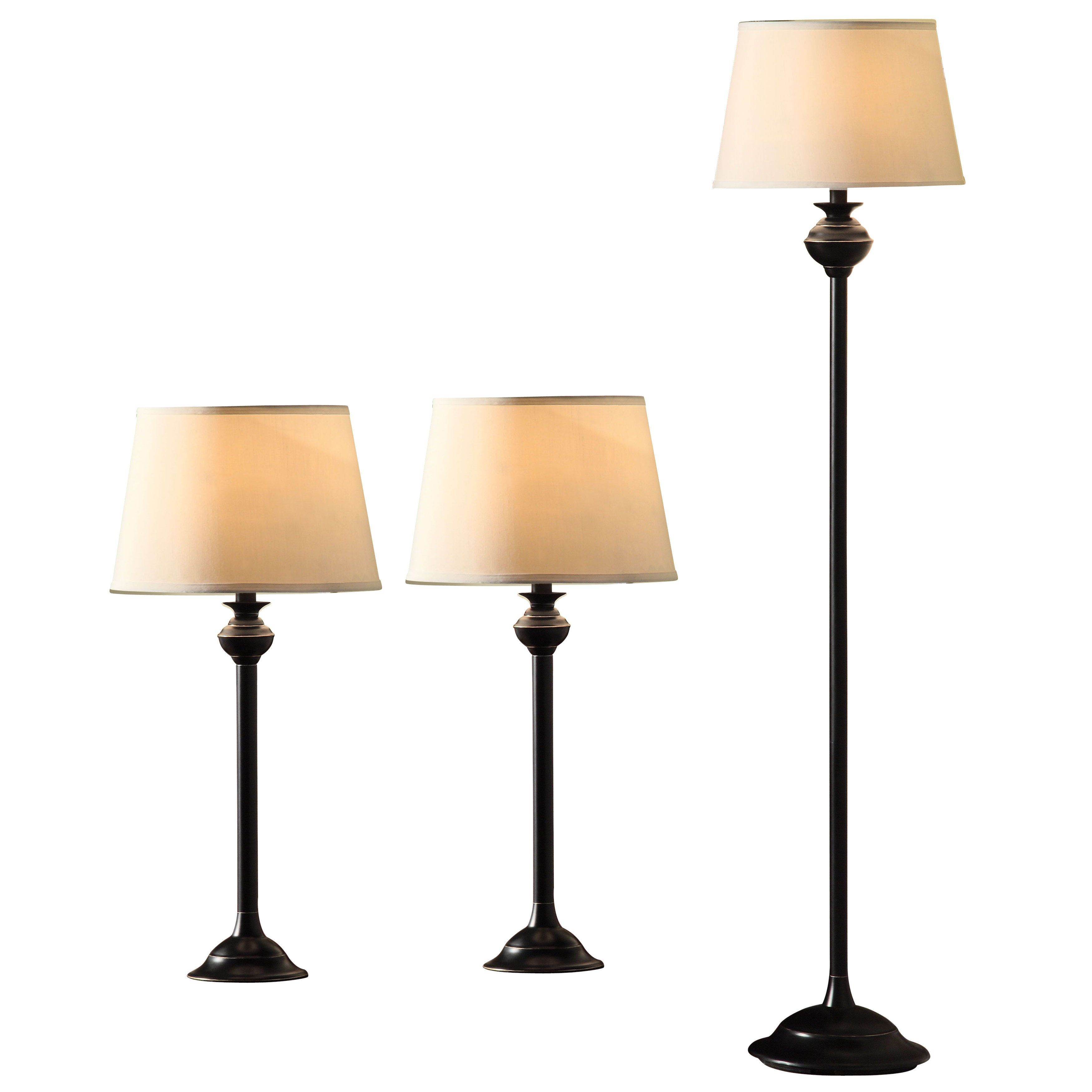 Catalina Lighting 3 Piece Table and Floor Lamp Set & Reviews Wayfair