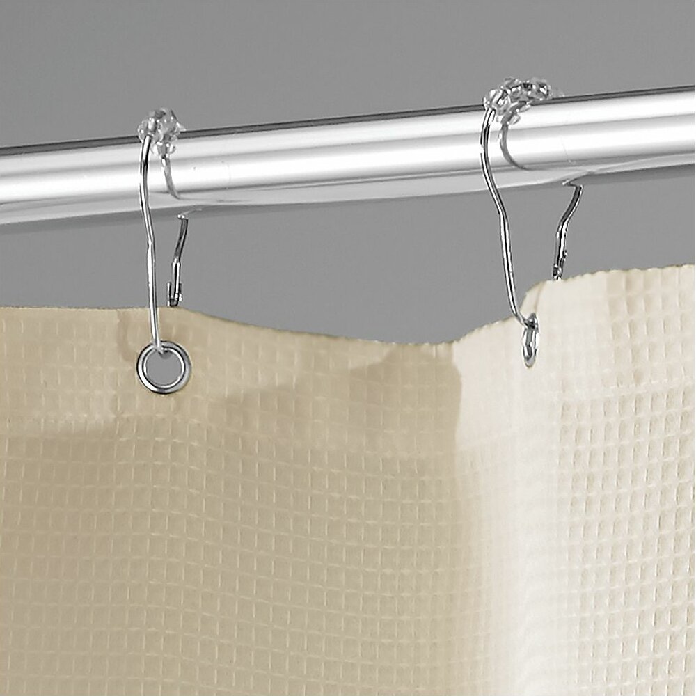 InterDesign York Shower Curtain Reviews Wayfair   InterDesign York Shower Curtain 