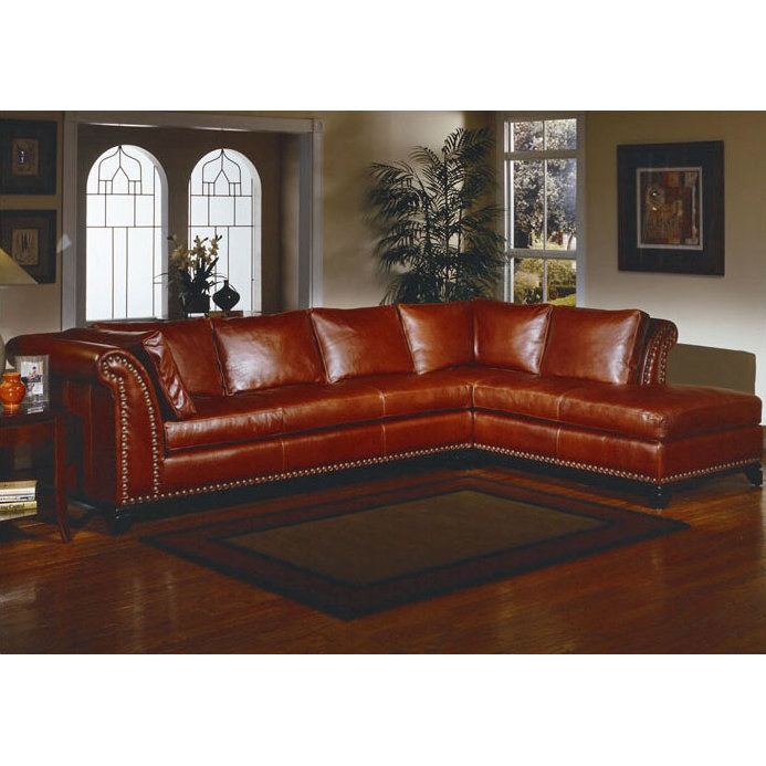 Omnia Leather Kingsley Sectional & Reviews Wayfair