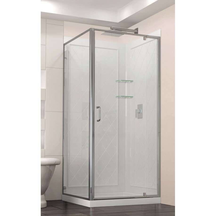 DreamLine SlimLine 60" X 36" Double Threshold Shower Base & Reviews ...