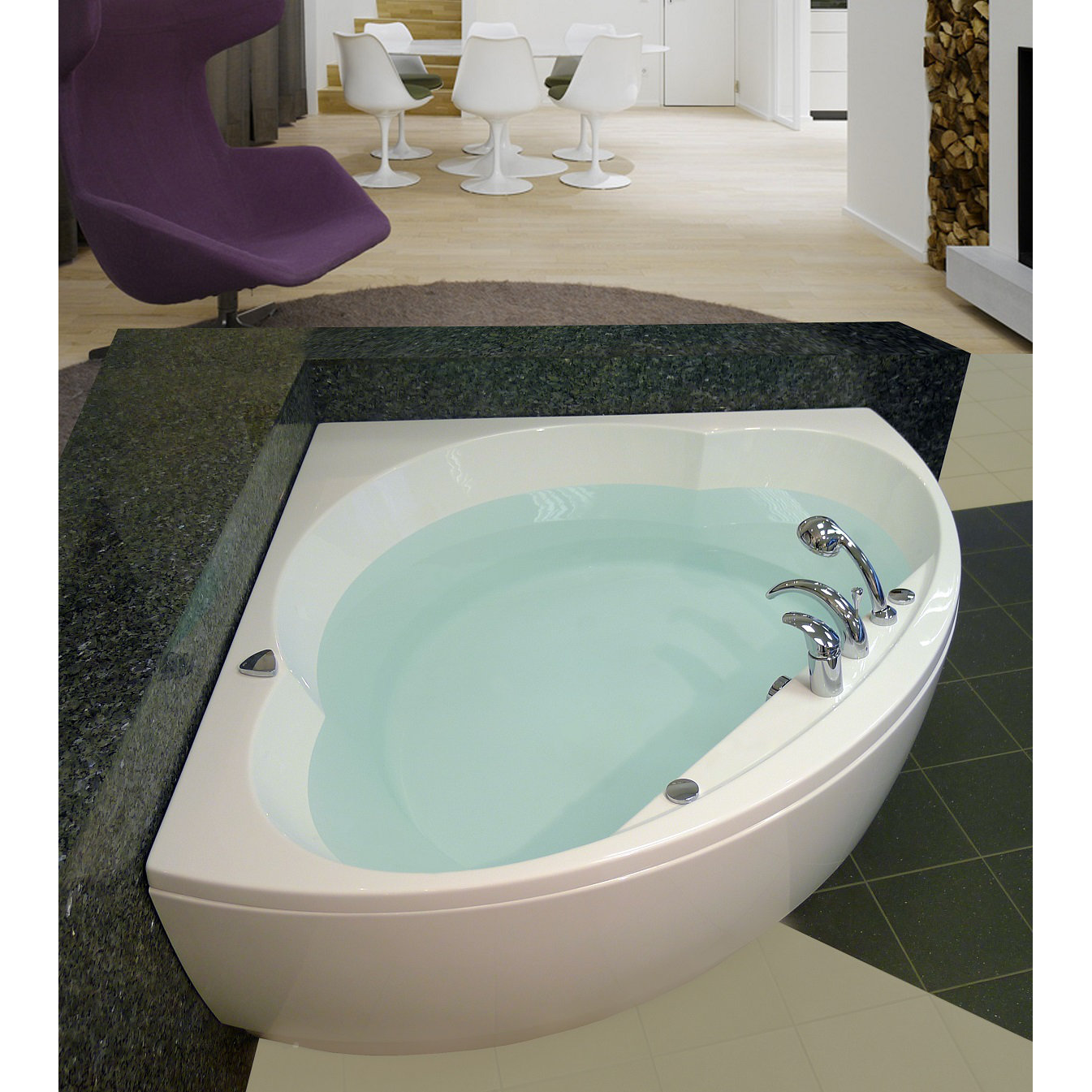 Aquatica Cleopatra 61 X Corner Soaking Bathtub Reviews Aquatica Cleopatra 61 Quot X Corner Soaking Bathtub