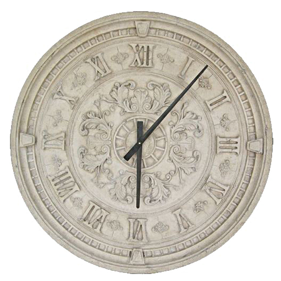 Design Toscano Grande Oversized 33.5" Train Station Wall Clock Wayfair