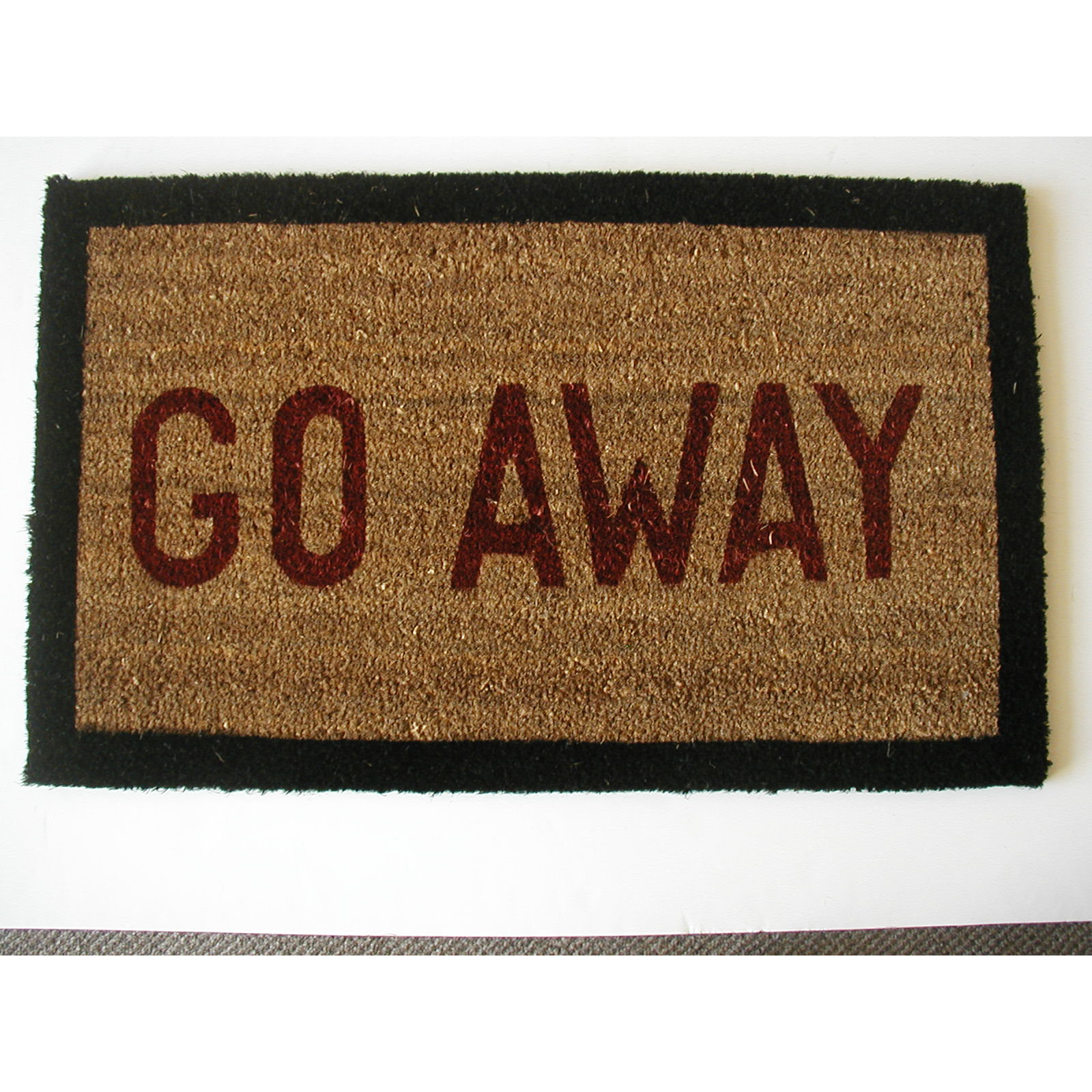 Geo Crafts Go Away Doormat & Reviews Wayfair